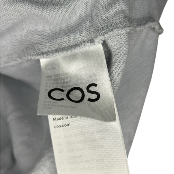 COS Shirt Light Gray Regular Fit Mens Size Euro Small Shirt Minimalist Crewneck - Picture 3 of 8
